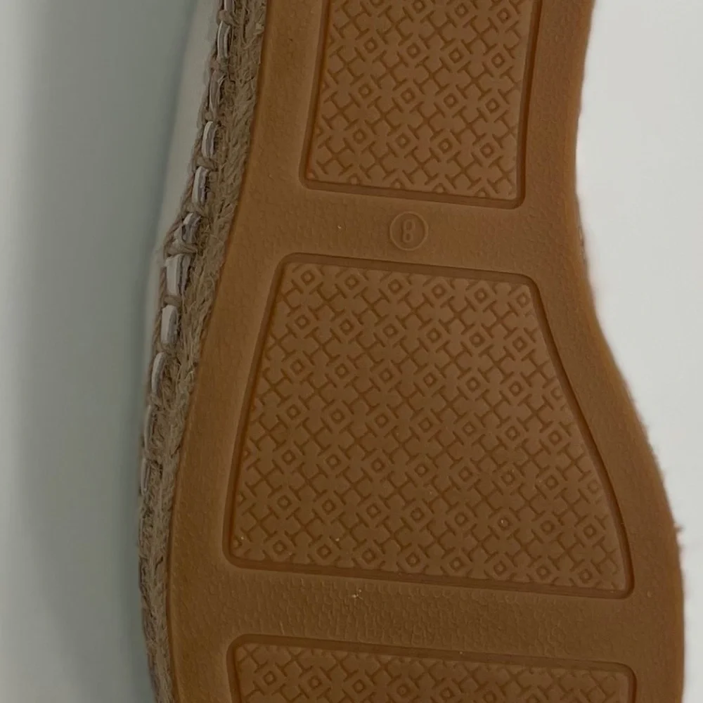 Tory Burch Leather Color Block Espadrille Flats - Picture 12 of 14
